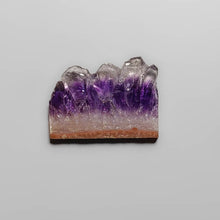 Load image into Gallery viewer, Flower Amethyst Druzy Slice-FCW3789
