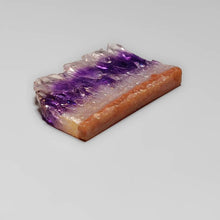 Load image into Gallery viewer, Flower Amethyst Druzy Slice
