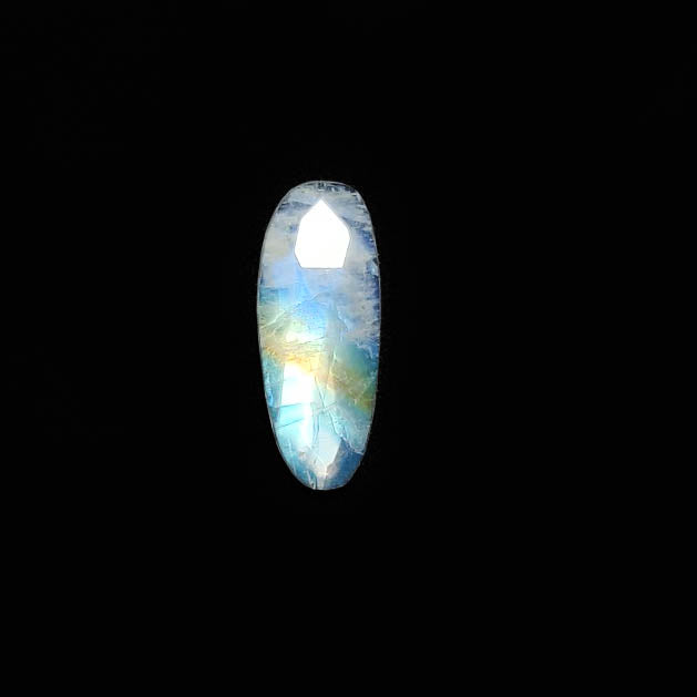 Rose Cut Rainbow Moonstone-FCW3944