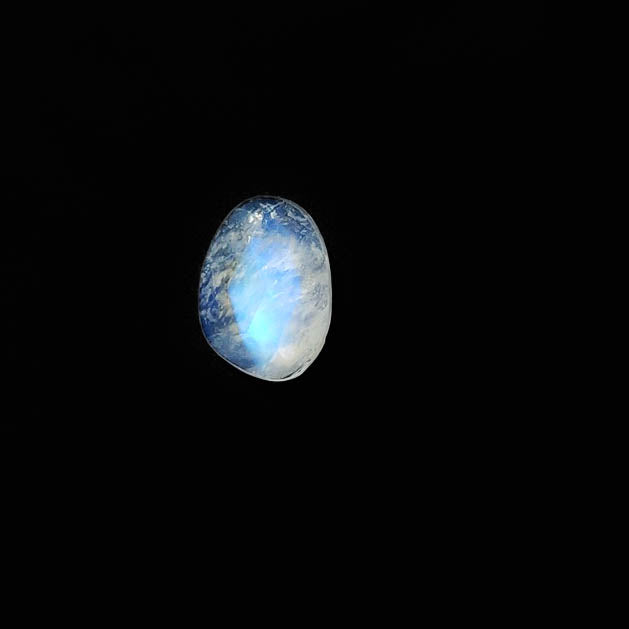 Rose Cut Rainbow Moonstone-FCW3945