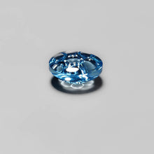 Load image into Gallery viewer, Reverse intaglio Honeycomb Carved Swiss Blue Topaz
