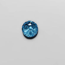 Load image into Gallery viewer, Reverse intaglio Honeycomb Carved Swiss Blue Topaz-FCW3983
