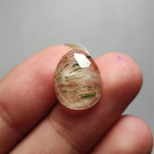 Load image into Gallery viewer, Rose Cut Green Rutilated Quartz
