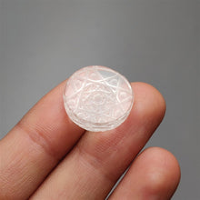 Load image into Gallery viewer, Handcarved Himalayan Crystal Reverse Intaglio Mandala Carvings
