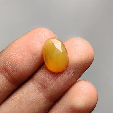 Rose Cut Yellow Opal