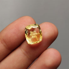 Load image into Gallery viewer, Faceted Citrine Reverse Intaglio Carvings
