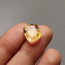 Load image into Gallery viewer, Faceted Citrine Reverse Intaglio Carvings
