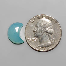 Load image into Gallery viewer, Rose Cut Paraiba Chalcedony Crescent FCW3553
