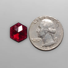 Load image into Gallery viewer, Rose Cut Indian Red Garnet FCW3650
