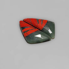 Load image into Gallery viewer, Rose Cut Congo Bloodstone Pair
