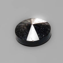 Load image into Gallery viewer, Radial Cut Silversheen Obsidian
