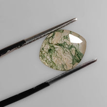 Load image into Gallery viewer, Rose Cut Crystal And Moss Agate Doublet
