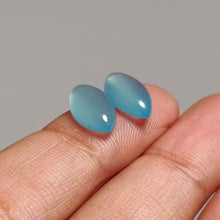 Load image into Gallery viewer, Paraiba Chalcedony Cab Pair
