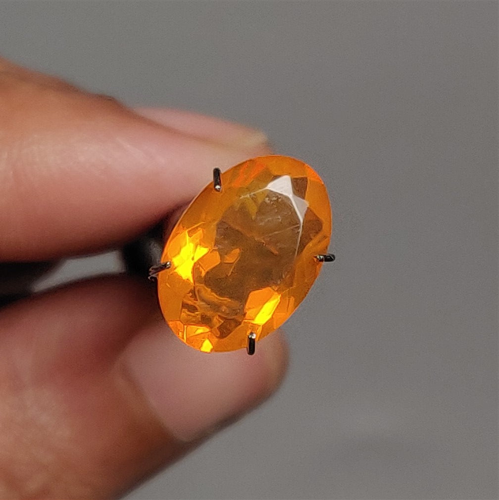 Rare Faceted Mexican Fire Opal