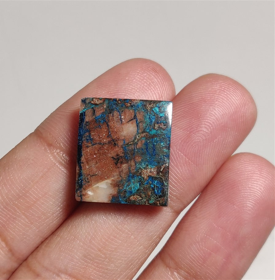 Morenci Azurite Malachite Cab