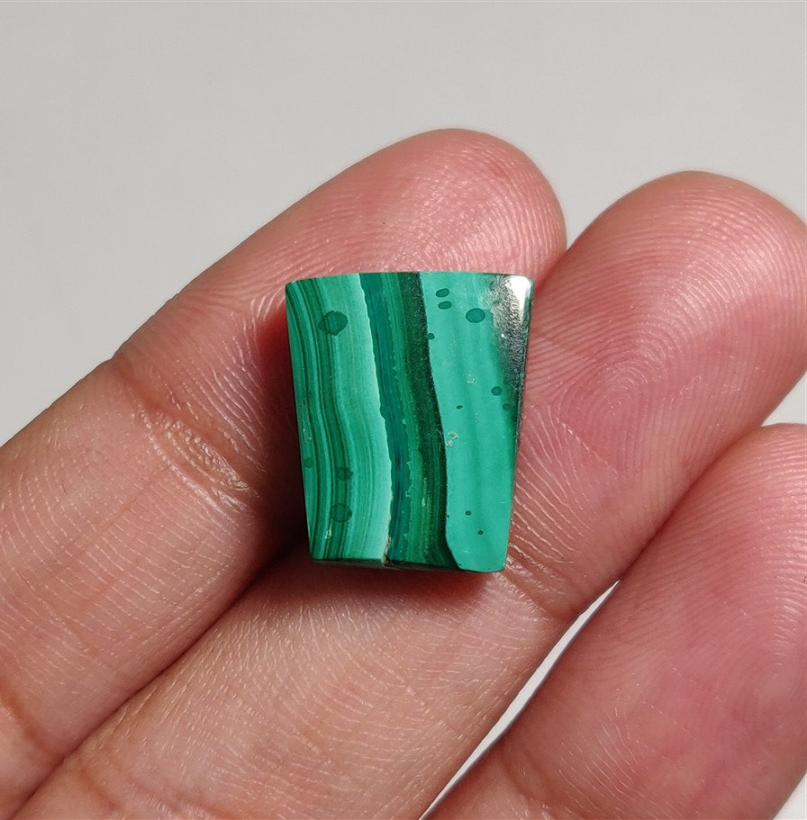 High Grade Malachite Cab