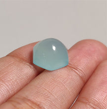 Load image into Gallery viewer, High Dome Aqua Chalcedony Cab
