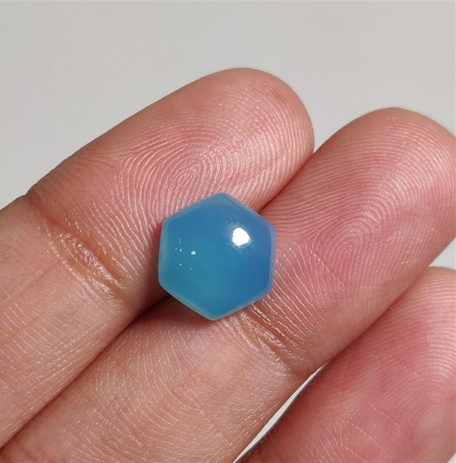 Paraiba Chalcedony Cab