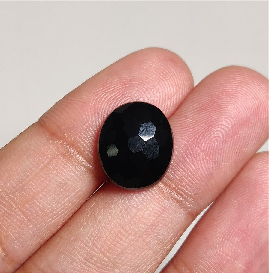 Honeycomb Cut Black Onyx