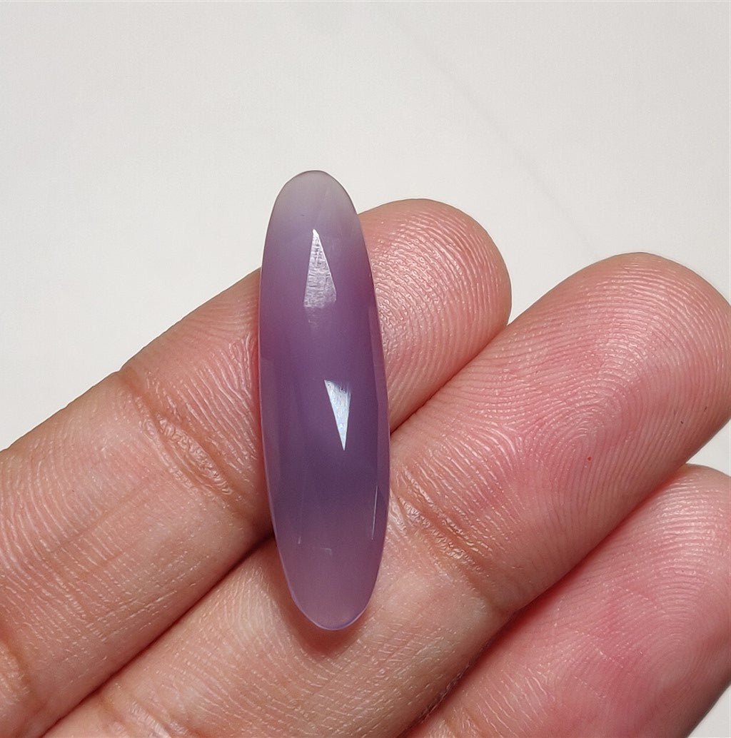 Rose Cut Lavender Chalcedony