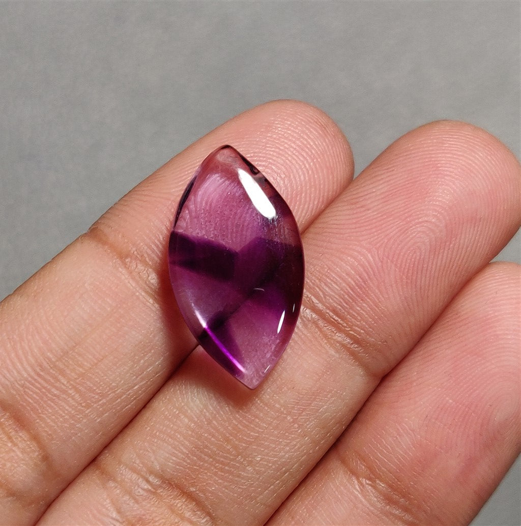 Trapiche Amethyst Cab