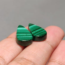 Load image into Gallery viewer, High Grade Malachite Cabs Pair
