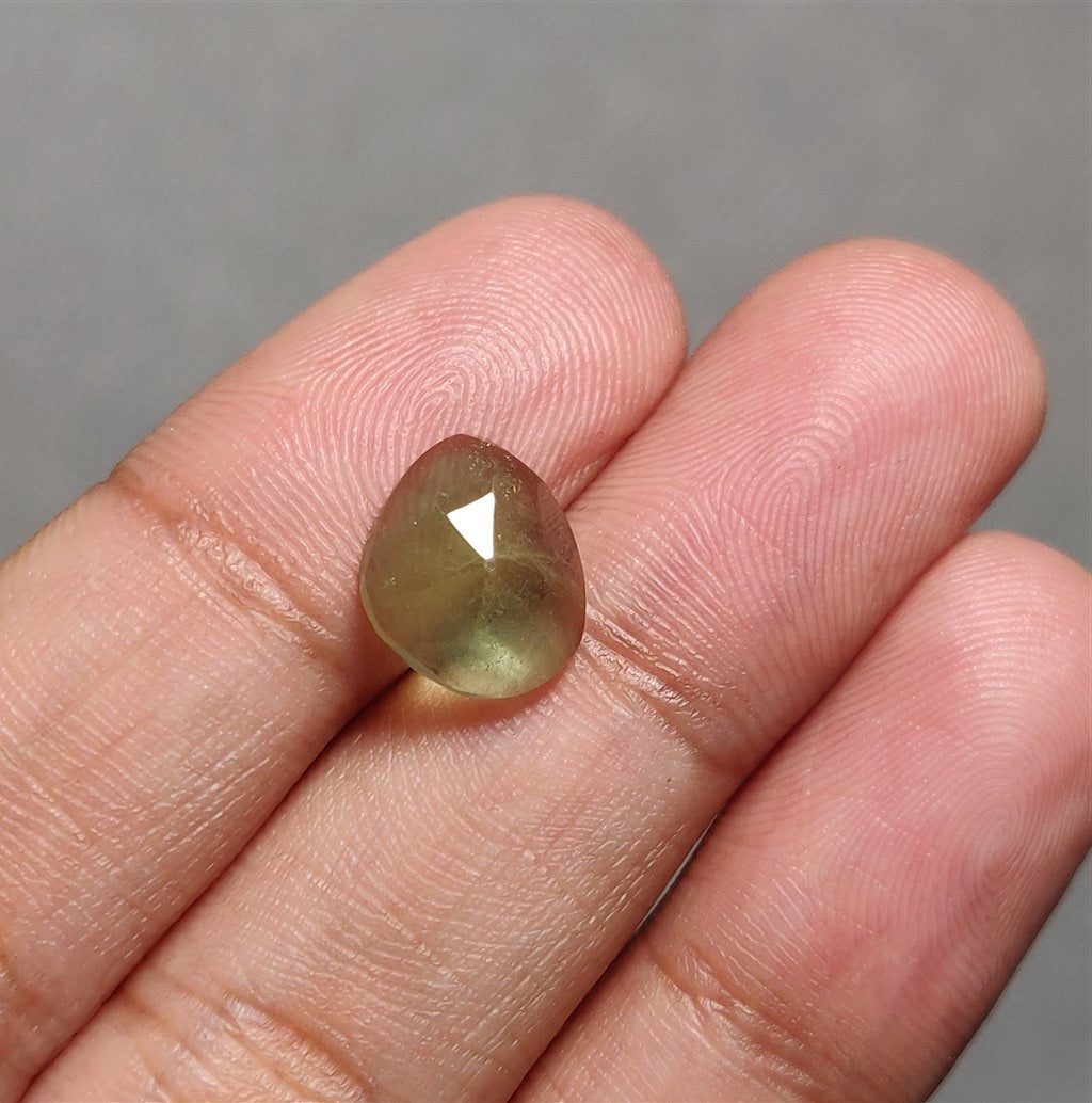 Rose Cut Green Fluorite