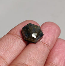 Load image into Gallery viewer, Rose Cut Crystal And Labradorite Doublet
