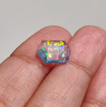 Load image into Gallery viewer, Step Cut Crystal And Bello Opal Doublet
