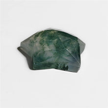 Load image into Gallery viewer, Rose Cut Crystal And Moss Agate Doublet Star

