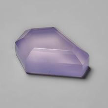 Load image into Gallery viewer, Step Cut Lavender Chalcedony Coffin
