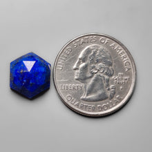 Load image into Gallery viewer, Rose Cut Lapis Lazuli With Pyrite Inclusion
