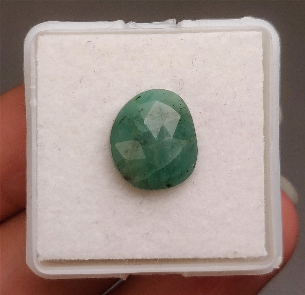 Rose Cut Emerald