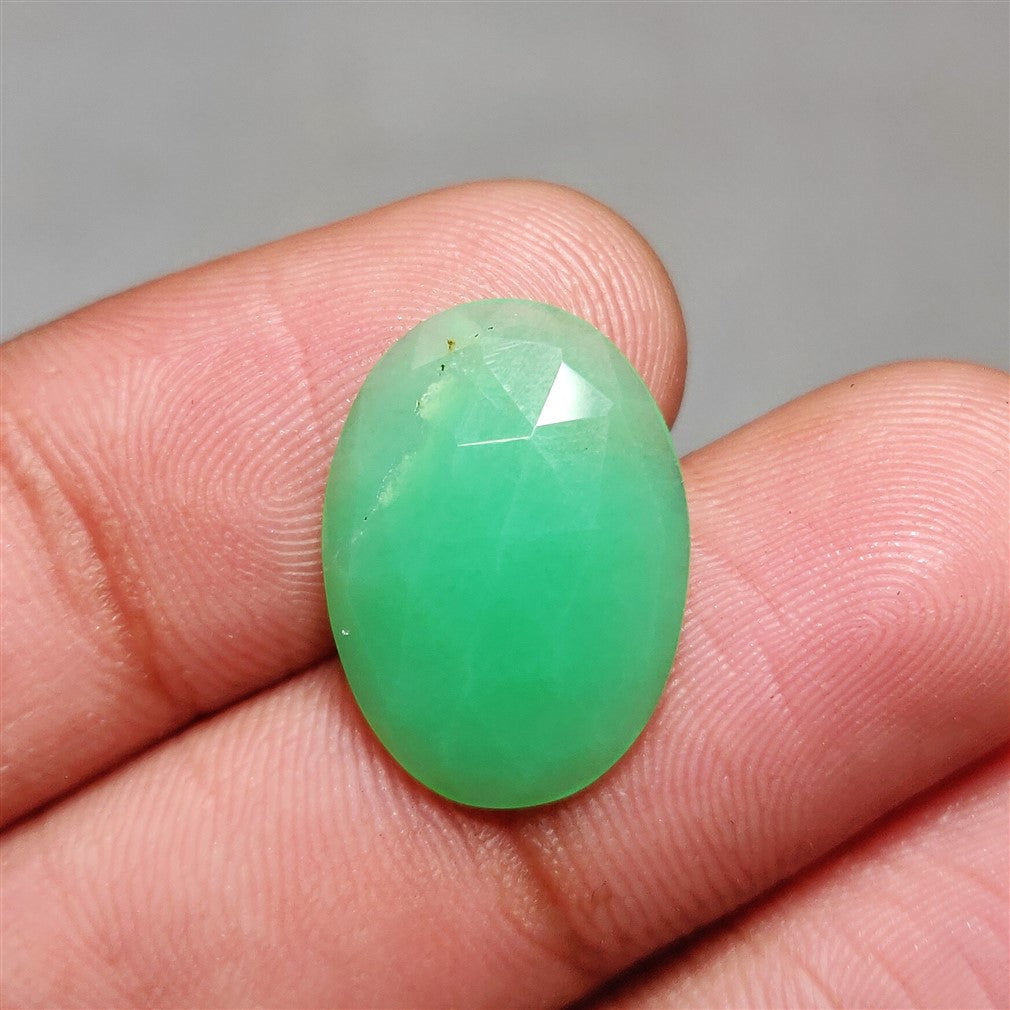 Rose Cut Gemmy Chrysoprase