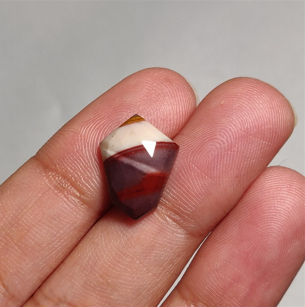 Rose Cut Bicolour Mookaite