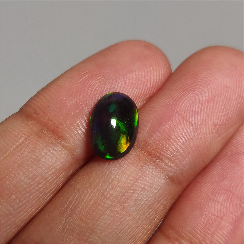 Ethiopian Black Opal Cabs (Treated)