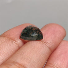 Load image into Gallery viewer, Rose Cut Crystal And Moss Agate Doublet
