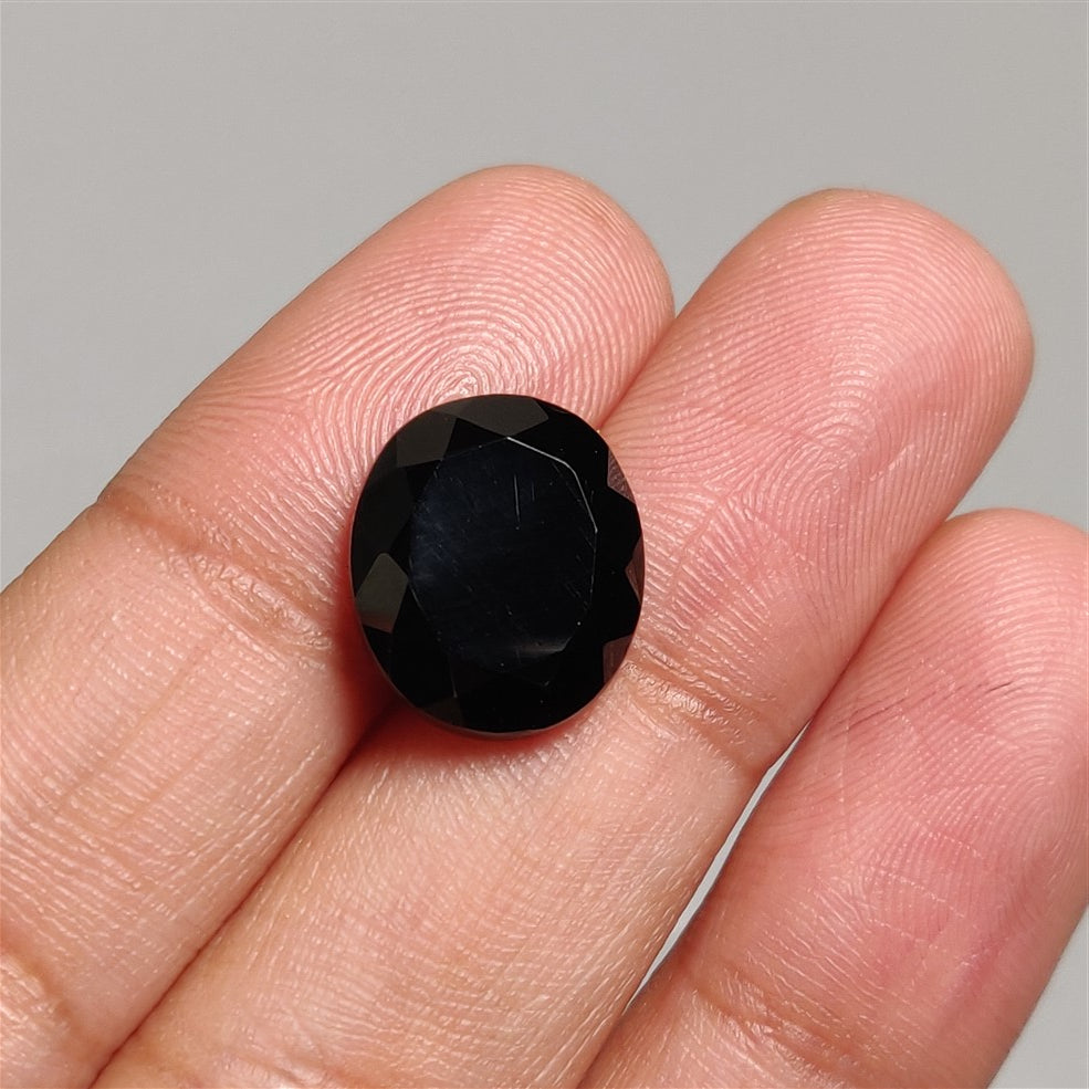 Faceted Black Onyx