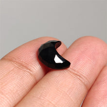 Load image into Gallery viewer, Rose Cut Black Onyx Crescent
