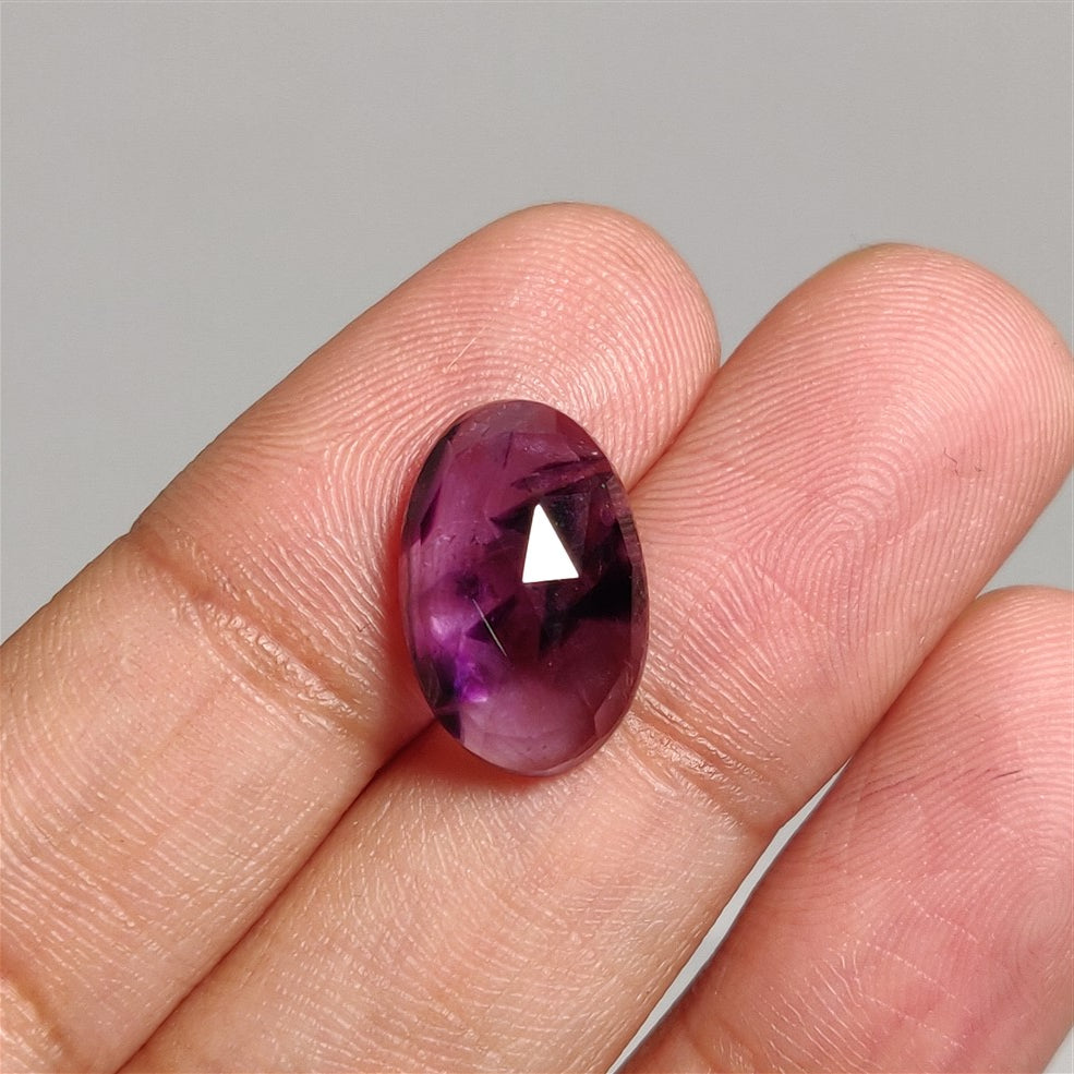 Rose Cut Trapiche Amethyst