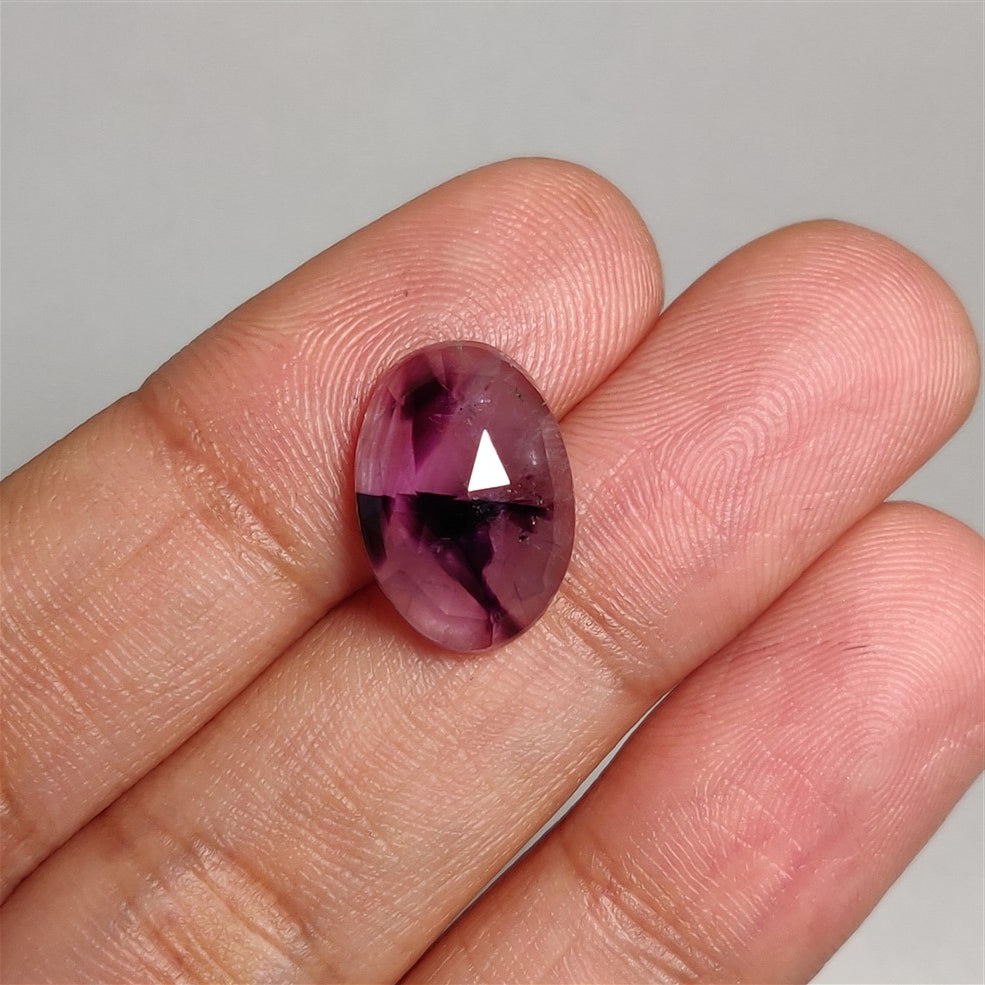 Rose Cut Trapiche Amethyst