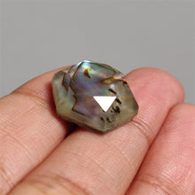 Load image into Gallery viewer, Step Cut Crystal And Abalone Shell Doublets
