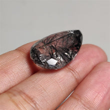 Load image into Gallery viewer, AAA Faceted Black Rutilated Quartz

