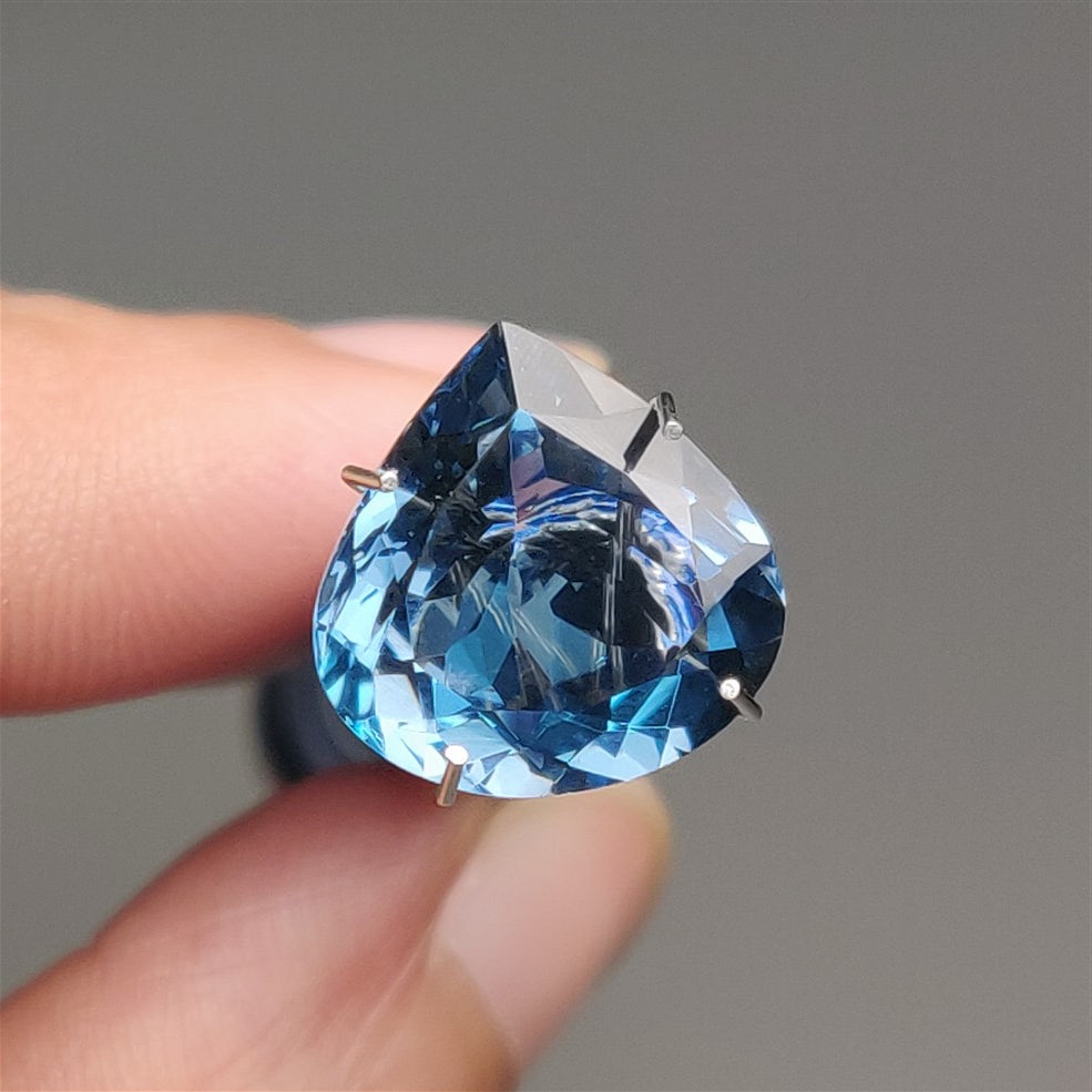 AAA Faceted London Blue Topaz