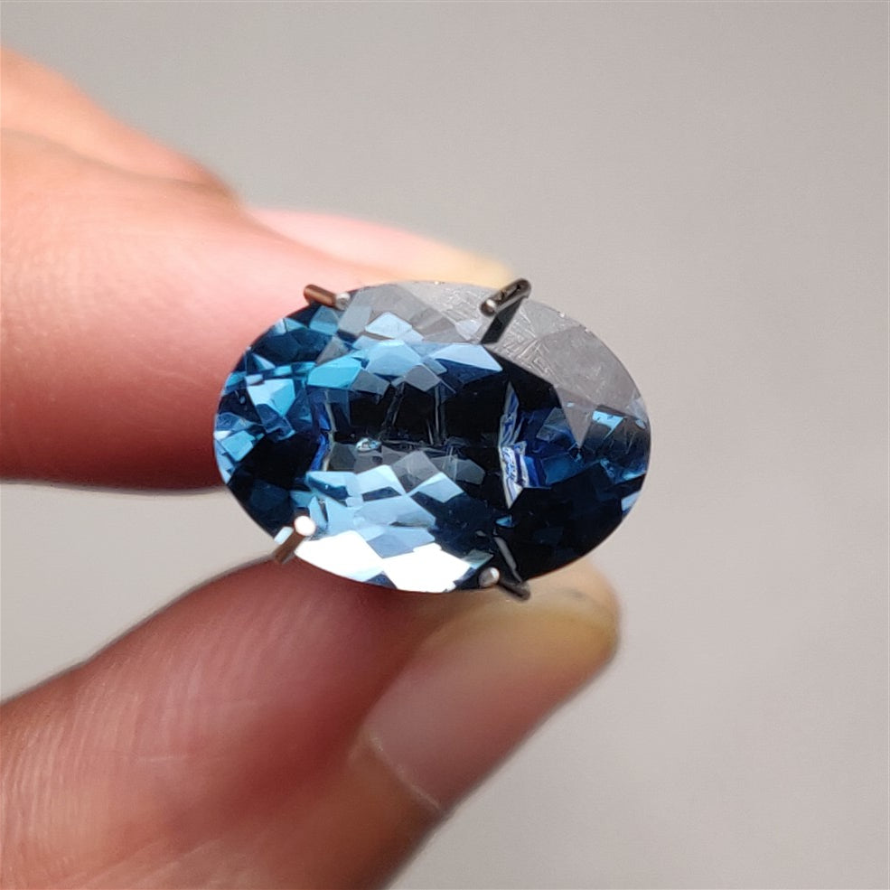 AAA Faceted London Blue Topaz