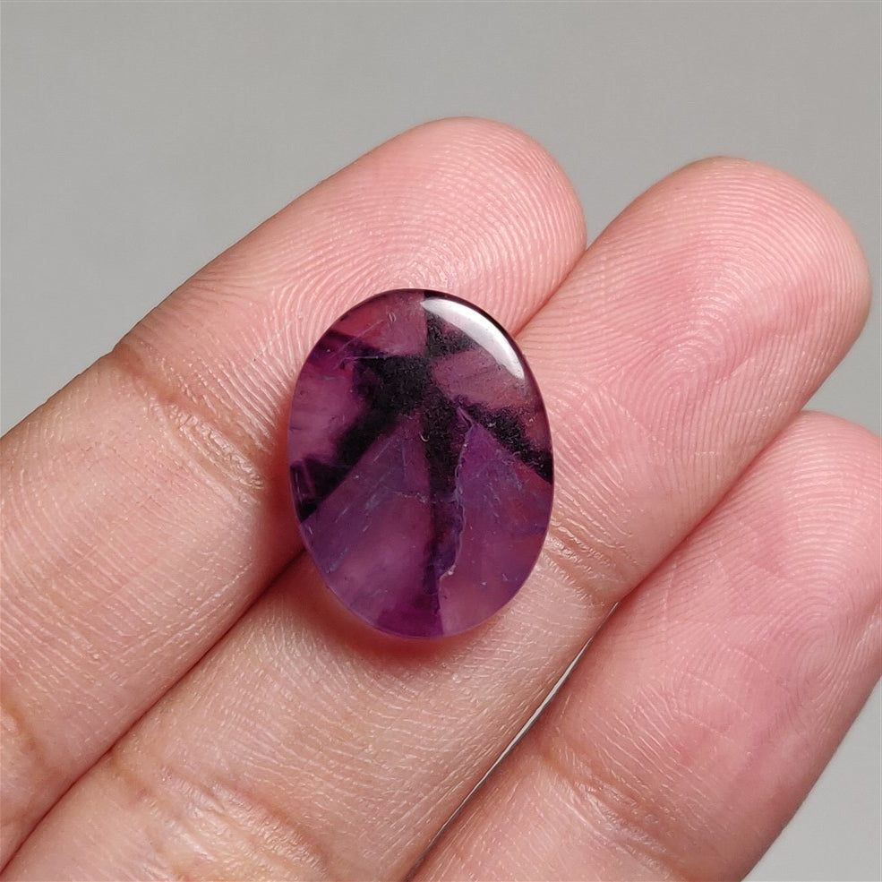 Trapiche Amethyst Slice